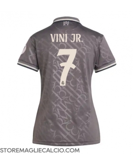 Real Madrid Vinicius Junior #7 Maglia Gara Terza Repliche 2024-25 Donna